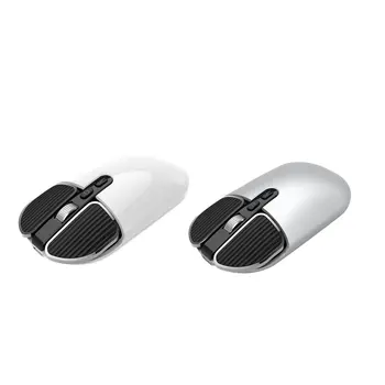 Bluetooth 5.1+2.4 G Bezdrátový Duální Režim Dobíjecí Myš Optická USB Herní Počítač Charing Mause Myši PC pro Mac, ipad, Android
