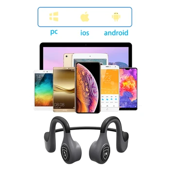 Bluetooth Sluchátka Pro Xiaomi Kostní Vedení Bluetooth 5.0 Čip Headset Vodotěsné Sweatproof 6-8 Hodin Baterie Život