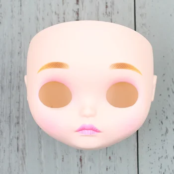 Blyth panenka nové tváře továrny blyth s nebo bez make-upu obličej Vhodné pro měnící se make-up, bílá kůže Lesklý & matný obličej