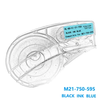 Bmp21 M21-750-595 Štítek, Pásku Černá Na Bílé žluté Červené vinylové fólie Kompatibilní pro BMP21 Plus ID PAL LABPAL Label Maker BMP21-LAB