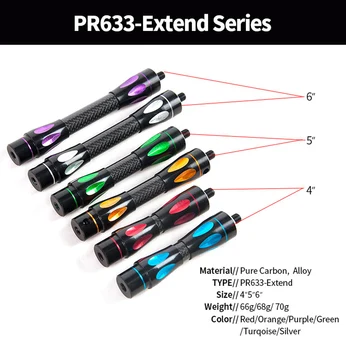 Bodu Lukostřelba PR633 Rozšířit-Bar 4/5/6 Inch Double Barva kladkový Luk 3k Pure Carbon Fiber Stabilizer Pro Luk Střelecké Bilance