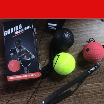 Box Reflex Ball Nastavit 3 Úrovně Obtížnosti, Rychlosti, Bojovat Děrování Míč ideální pro Reakci a Koordinaci Rukou a Očí MMA Školení