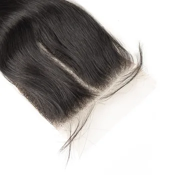 Brazilský Lidské Vlasy Krajky Uzavření tělo vlna 4x4 Transparentní Krajky Uzavření S Pre Trhal Baby Vlasy Odbarvené Uzlů Doprava Zdarma