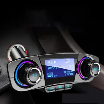 BT06 Auto MP3 Přehrávač Napájení NA OFF FM Vysílač Modulátor Handsfree Car Kit, USB, AUX Audio Hudební MP3 Přehrávač
