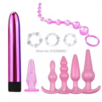 Butt Plug Set Pro Muže, Masturbace Dospělý Sex Anální Dildo Nástroje Pro Sexy Shop Erotické Hračky Pro Ženy Pussy Vaginální Masér Sextoys