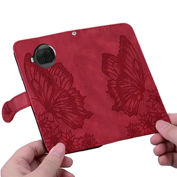 Butterfly Telefon Pouzdro Pro Xiaomi Poco X3 NFC Případě PocoX3 X 3 NFC Kryt pro Xiaomi POCO M3 Funda Kožené Flip Peněženka Kryt Karty