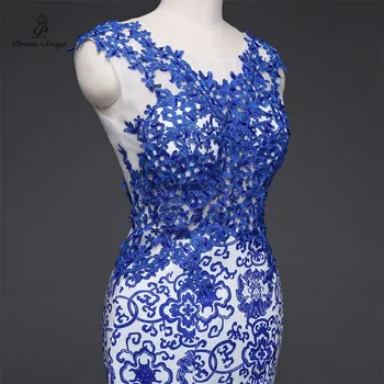 Básně, Písně 2019New Dlouhé Večerní Šaty vestido de festa Sexy s hlubokým Výstřihem Luxusní Modré formální party šaty prom šaty Čína