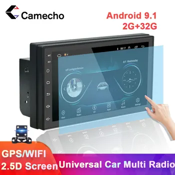 Camecho 2Din autorádia Android 9.1 Multimediální GPS Hráč 2 din Stereo Univerzální Pro Volkswagen, Nissan, Hyundai, Kia, Toyota Passat