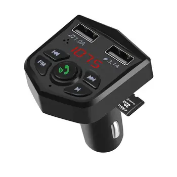 Car Bluetooth MP3 Přehrávač do Auta FM Vysílač S Dual USB Rychlé auto Nabíječka Bluetooth Přehrávač Bluetooth V5.0 Verze
