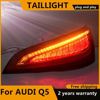 Car Styling Pro Audi Q5 2009-zadní světla Dynamický směrová LED zadní Světla, Zadní Svítilna LED DRL+Brzdy+Park+Signál Stop Lampa