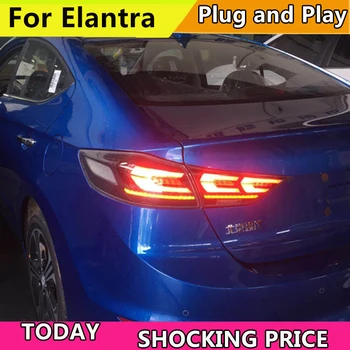Car Styling zadní světlo pro Hyundai Elantra LED zadní Světlo 2017-2018 Elantra Dynamic Signal DRL Brzdové Reverzní auto Příslušenství