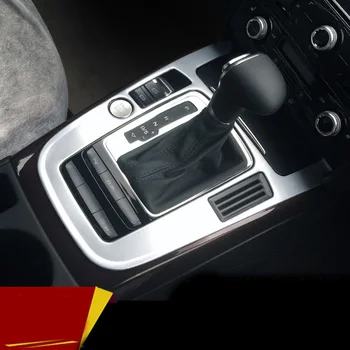 Car Styling Zámek Řadící Rámu Panelu Dekorace Kryt Střihu Z Nerezové Oceli Samolepky Pro Audi A4 B8 Q5 2009-2016 Rok Příslušenství