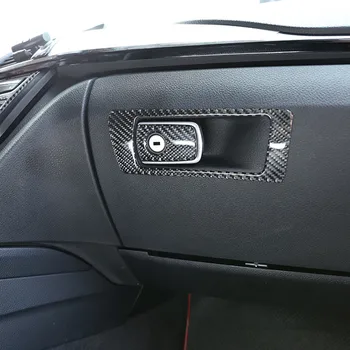 Carbon Fiber Auto pilot Panel Dekorace Kryt Střihu Odkládací Schránka Spínač Rámu Nálepka Pro BMW F30 f32 f34 Interiérové Doplňky