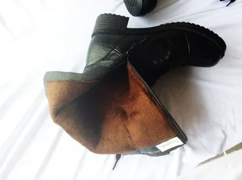Careaymade-Nový Britský styl Hlava vrstva hovězí kůže lady boty podzim zima ženy boty módní vysoké boty teplé boty žena boty