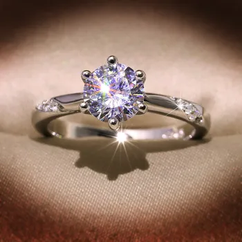 CC Módní Prsteny Pro Ženy 925 Sterling Silver Zirkony svatební Svatební Slib Ring Jemné Šperky Drop Shipping CC1575