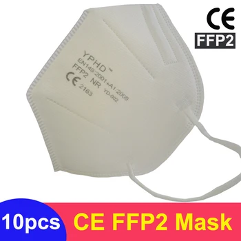 CE 5 Vrstev FFP2 Maska na Obličej Anti-Virus Prach Prodyšný KN95 Masky Respirátor Ochranné schválila fpp2 maska ffp2mask