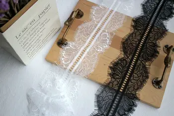 Cena 6meters široký 10CM vynikající bilaterální řas krajky tkaniny DIY oblečení svatební závoj šití příslušenství