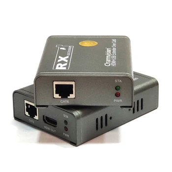 Charmvision EKU60H 60m 196ft USB HDMI KVM Extender Kodek přes Cat6 Kabel pro Dálkové Ovládání PC CCTV DVR Monitor Místní HDMI out
