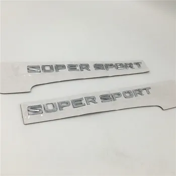 Chromovaný Supersport Dopis, Zadní Boot Straně Znak Značky Pro Lexus LX570 Land Cruiser Příslušenství 2013-2018 Super Sport