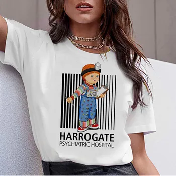 Chucky Horor Vysoce Kvalitní cool ženy nové tričko streetwear ulzzang trička, t-košile módní žena femme nové tričko top