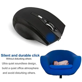 CHYI Tichá Bezdrátová Myš Bluetooth Dobíjecí Ergonomické Počítačové Myši 1600DPI Optická 6D Herní Myš Pro PC Gamer Notebook