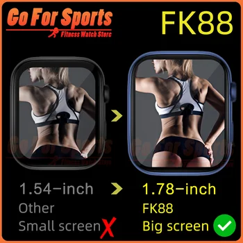 Chytré Hodinky FK88 Muži srdeční frekvence Fitness náramek pro Ženy Hodinky SmartWatch pro IOS PK HW12 série 6 Amazfit GTR FK78 W26 HW16 X6