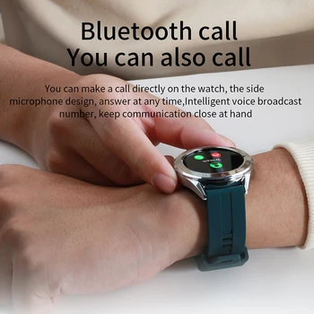 Chytré Hodinky Y10 1,54 Palcový Volání Bluetooth Sportovní Fitness Srdeční Frekvence, Krevní Tlak Hudbu Hodinky Muže Náramek pro IPhone Xiaomi