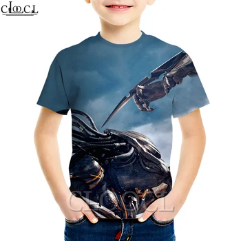 CLOOCL Dětské Oblečení Nejnovější Film Predator T Shirt Boy Girl 3D Tisk Krátký Rukáv T-košile Batole Ležérní Dítě Topy