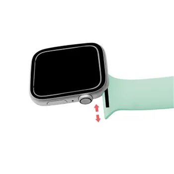 Coloful Tištěné Silikonové Popruh Pro Apple Watch Série 6/SE/5/4 42 MM 44 MM Lékař zdravotní Sestra Pin Náramek Pro iwatch 3/2/1 38 MM 40 MM