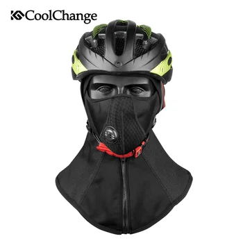 CoolChange Cyklistické Maska Na Obličej Termální Fleece Snowboard Štít Klobouk Studené Pokrývky Hlavy Zimní Cyklistika Maska Na Obličej Szp Lyžařské Kolo Maska Na Obličej