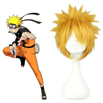 Coshome Naruto Paruky Kakashi Hinata Sakura Cosplay Kostým Bílá Žlutá Růžová Černá Paruka S Čelenkou