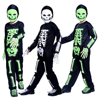 Cosplay Maškarní Halloween Kostým Životního prostředí Eva Kostra Maska Kostlivec, Duch, Oblečení, dětský Hororový Kostým