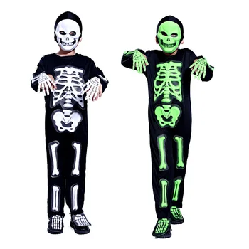 Cosplay Maškarní Halloween Kostým Životního prostředí Eva Kostra Maska Kostlivec, Duch, Oblečení, dětský Hororový Kostým