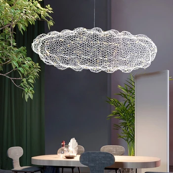 Creative cloud přívěsek světlo led závěsná lampa hvězdnou osobnost hotel restaurace bar designer firefly m creative drát art lampa