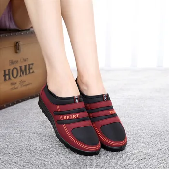 Cresfimix zapatos de mujer ženy roztomilý vysoce kvalitní měkké a pohodlné jaro & podzim skluzu na ploché boty lady červené boty c2386