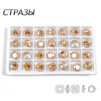 CTPA3bI Crystal Golden Shadow Šité Doplňky Kamínky Strass Šperky Skleněné Perly Pro Oděvní Tělocvičně Obleku Dekorace