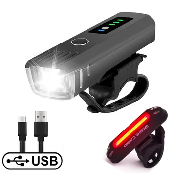 Cyklistické Světlo Vodotěsný USB Dobíjecí Přední LED Bike Světla Cyklistické Svítilny Pochodeň Řídítka Svítilnu Bike Příslušenství