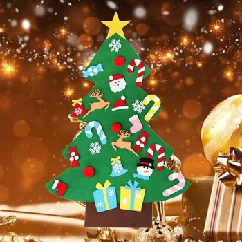 Cítil, děti, Vánoční Strom, Vzdělávací Hračky DIY Vánoční Atmosféru Umělý Přívěsek Dekorace Pro Domov