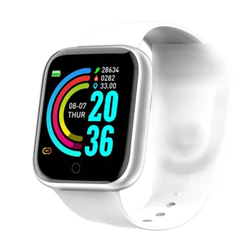 D20 Chytré Hodinky Krevní Tlak, Srdeční Frekvence Monitoru Y68 Smartwatch, Fitness Tracker, Náramek Náramek Pro iOS, Android telefon