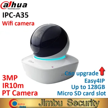Dahua 3MP wifi Easy4ip IP PT Kamera IPC-A35 IR10m vnitřní baby monitor s Micro slot pro SD kartu až 128 gb COMS, cctv kamery