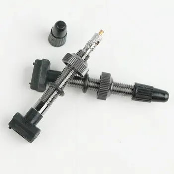 Deemount 40mm 2KS jízdních Kol, Bezdušové Pneumatiky Presta Ventil CNC obrobený Eloxovaný W/ Alloy Víčko A Nástroj