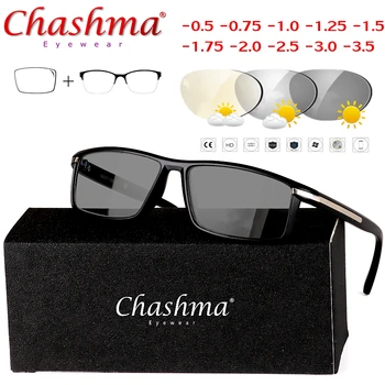 Design Samozabarvovací Brýle na Čtení Muži Presbyopie Brýle sluneční Brýle Zabarvení s Dioptrií Krátkozrakost Brýle Objektivu