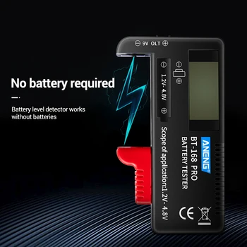 Digitální Kapacita Baterie Tester LCD Checker Pro 1,2 V A 4.8 V AA AAA Mobilní CD Baterie Diagnostický Nástroj, Kapacita Baterie Test, Nástroje