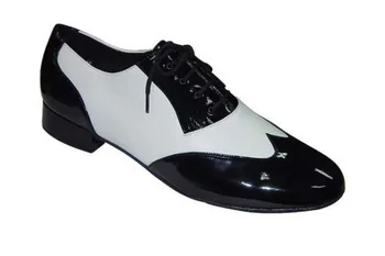 DILEECHI Muž Světlé Pravé kůže Latin taneční boty 4,5 cm Moderní 2,5 cm taneční boty hovězí kůže taneční Sál taneční boty