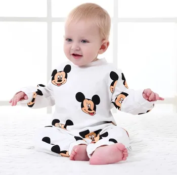Disney Baby Rompers Dítě, Chlapec Oblečení Holky Oblečení Novorozence Kojenecká Kombinéza Zimní Oblečení Mickey Karikatura Dupačky Dětské Oblečení