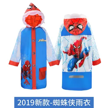 Disney Marvel Pláštěnka pro Děti Cartoon Spiderman, Kapitán Amerika Děti Dívky Nepromokavé Pončo Chlapci Dětské oblečení do Deště Pláštěnku