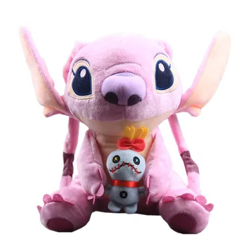 Disney Roztomilé Steh Plyšové Panenky Hračky Anime Lilo a Stitch 25 CM Stich přítelkyně Plyšové Hračky pro Děti dárek k Narozeninám