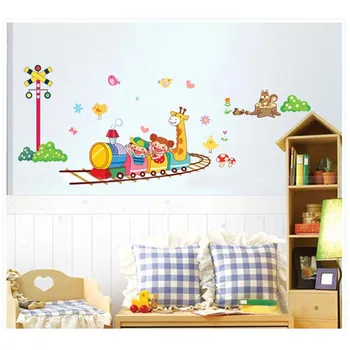 Divoká zvířata horská dráha obývací pokoj ložnice domácí dekorace stěny samolepky na zeď