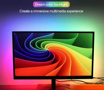 DIY Ambi Light Dream Barva Dackground Osvětlení Kit PC Sen Obrazovky USB LED Pás HD Monitoru Počítače PC Obrazovky Podsvícení Strip