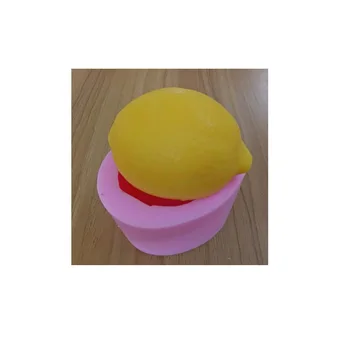 DIY citron ovoce Food-grade ručně vyráběné silikonové mýdlo, svíčka, dort dekorace formy